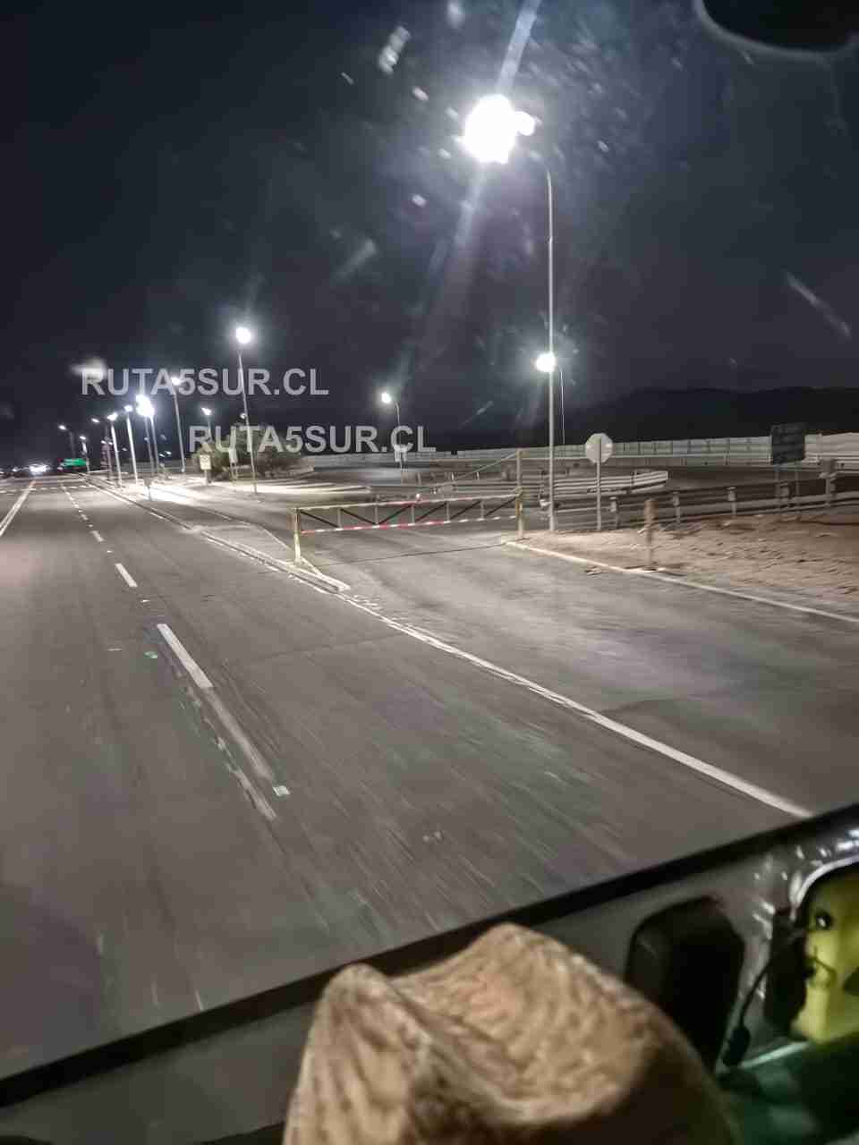 Reporte en vivo Ruta 5 Sur